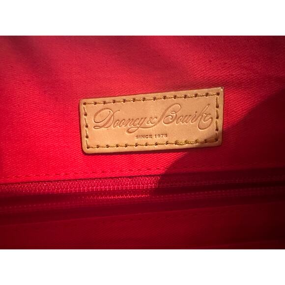 Dooney and Bourke Greta Ruby Crossbody Satchel Vintage - Picture 8 of 12